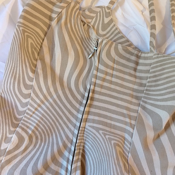 Dress H&M size M Color: Cream & brown - Picture 3 of 4